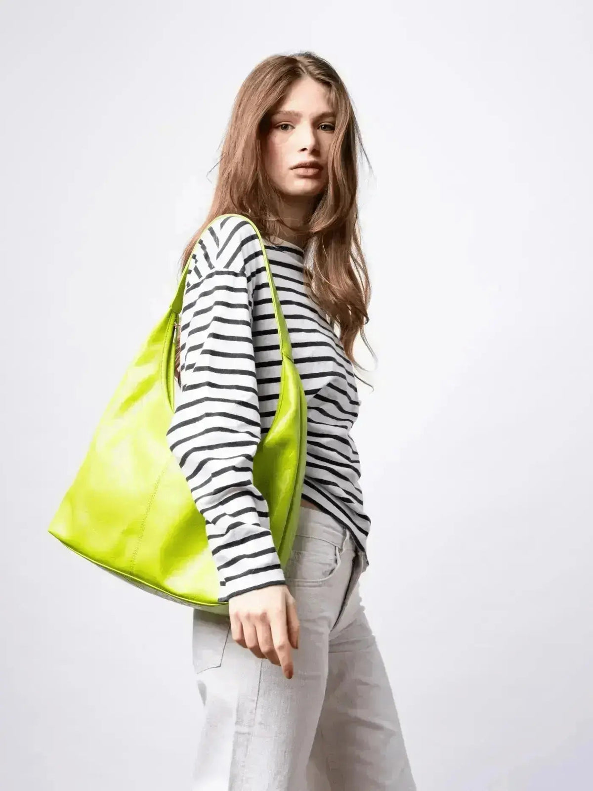 Scarlett Distressed Leather Tote