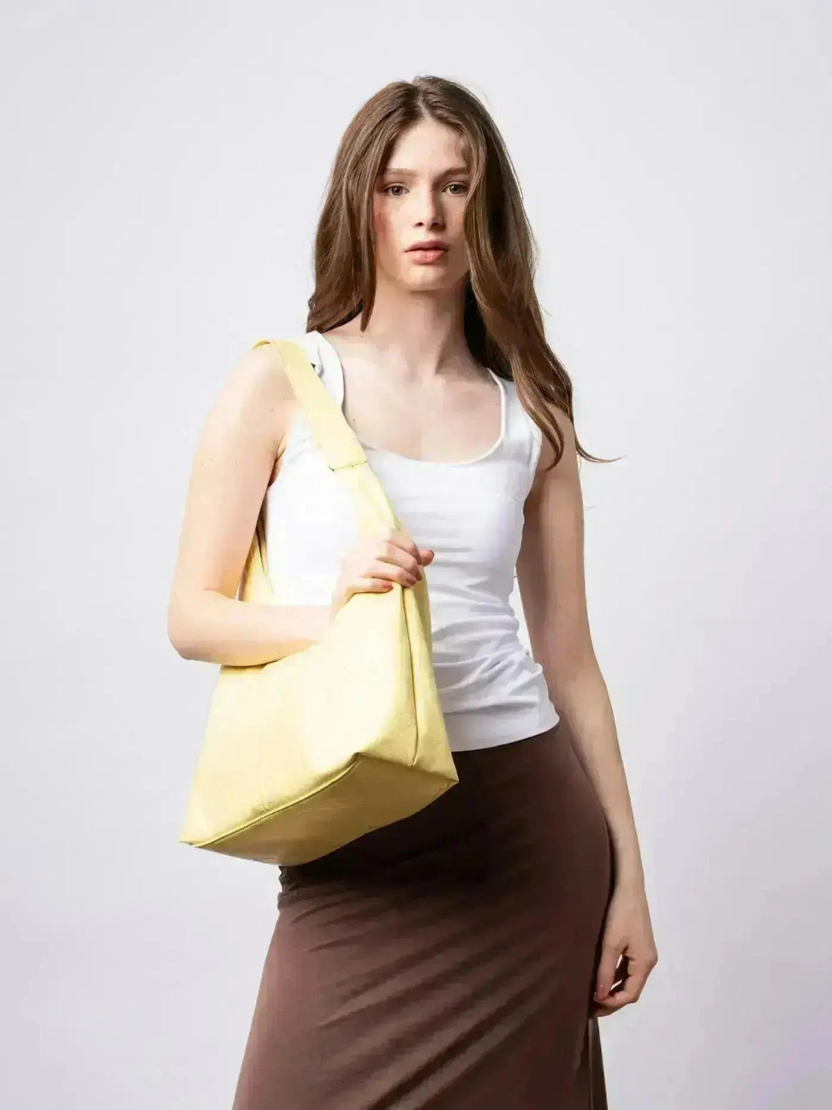 Scarlett Distressed Leather Tote