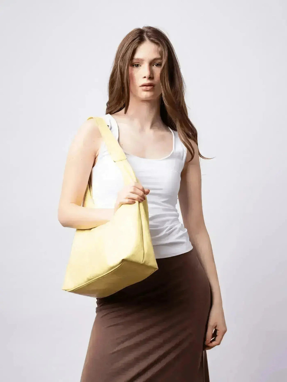 Scarlett Distressed Leather Tote